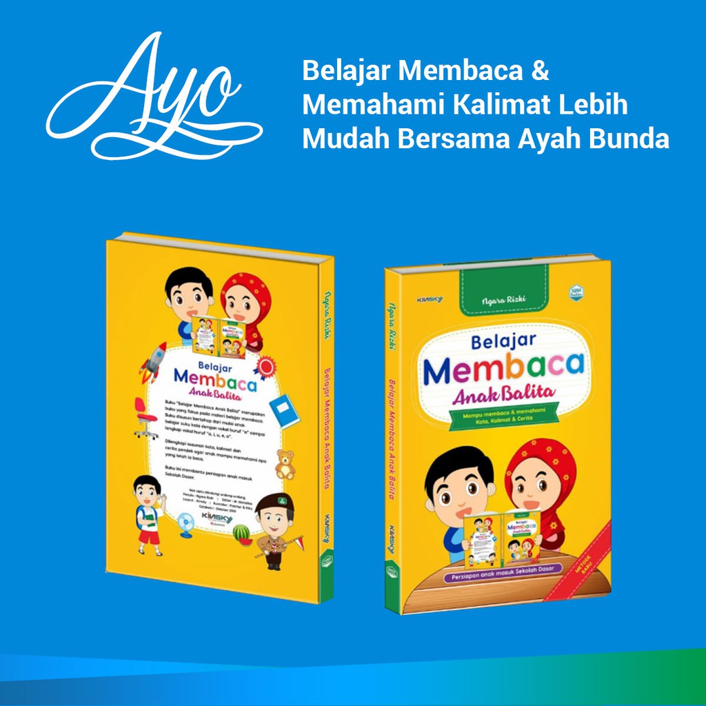 Buku Belajar Membaca Anak Balita Cara Mudah Mengajar Anak Membaca