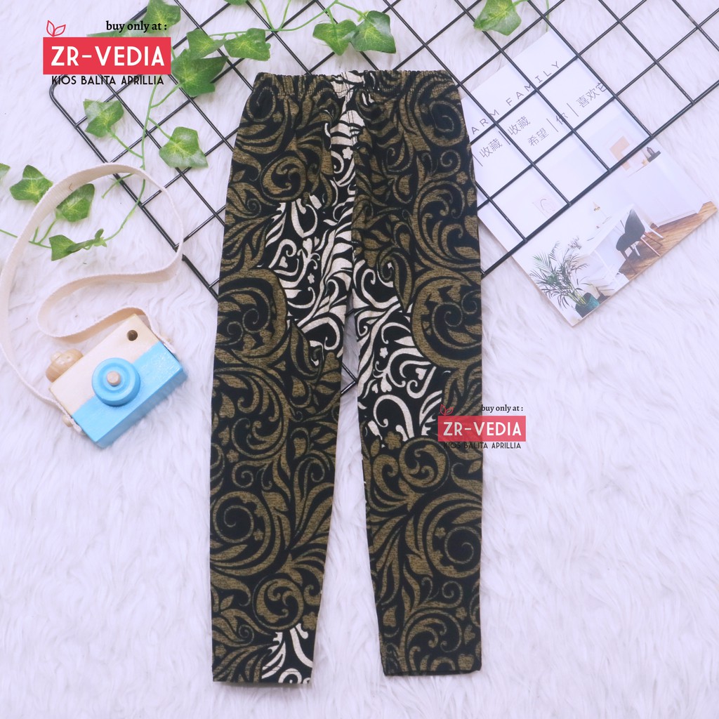 Legging Carlissa uk 3-4 Tahun / Leging Anak Perempuan Celana Panjang Motif Murah Ketat Adem Grosir