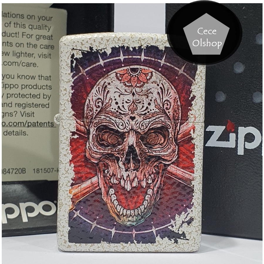 Zippo Original Skull Design 49410