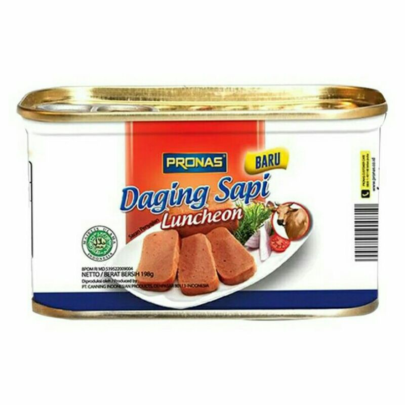 

Pronas Beef Luncheon 198G - Daging Sapi