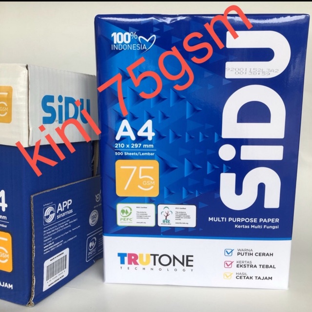 

Hvs sidu 75 gsm a4