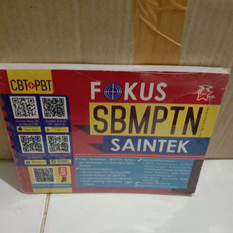 

BUKU FOKUS SBMPTN SAINTEK ORIGINAL