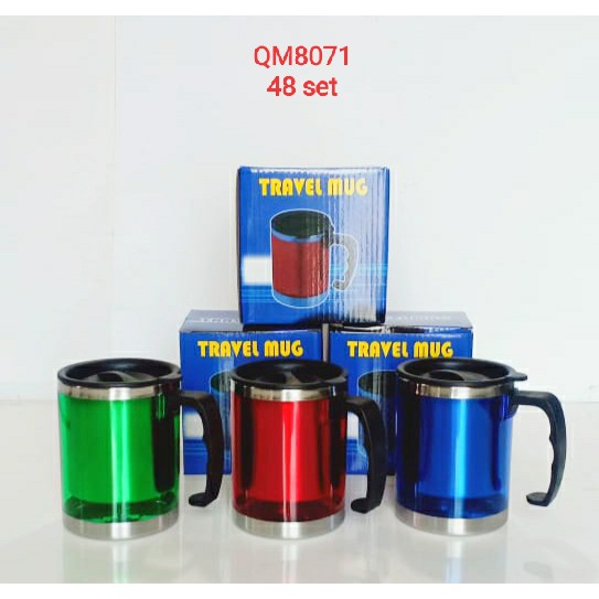 Mug Stainless Cangkir Termos Travel Stainless 500ml Shopee Indonesia