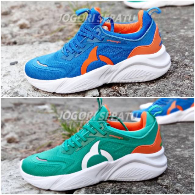 ORIGINAL sneakers Ortuseight Lora navy green sepatu sneaker lifestyle asli ortus eight BONUS SHOCK