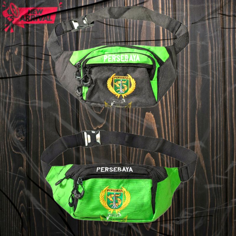 tas WAISBAG selempang Persebaya bordir terbaru