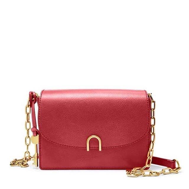 Tas Fossil Ronnie Mini Bag Poppy Red Original