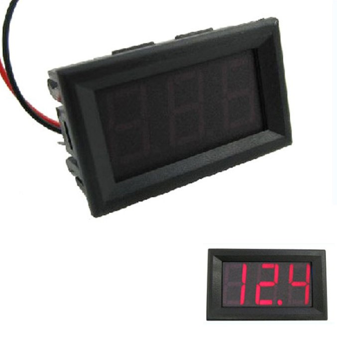 Alat Ukur Arus Listrik Rumah Alat Ukur Tegangan Listrik Display LED Ukur Voltase Voltmeter Sekring