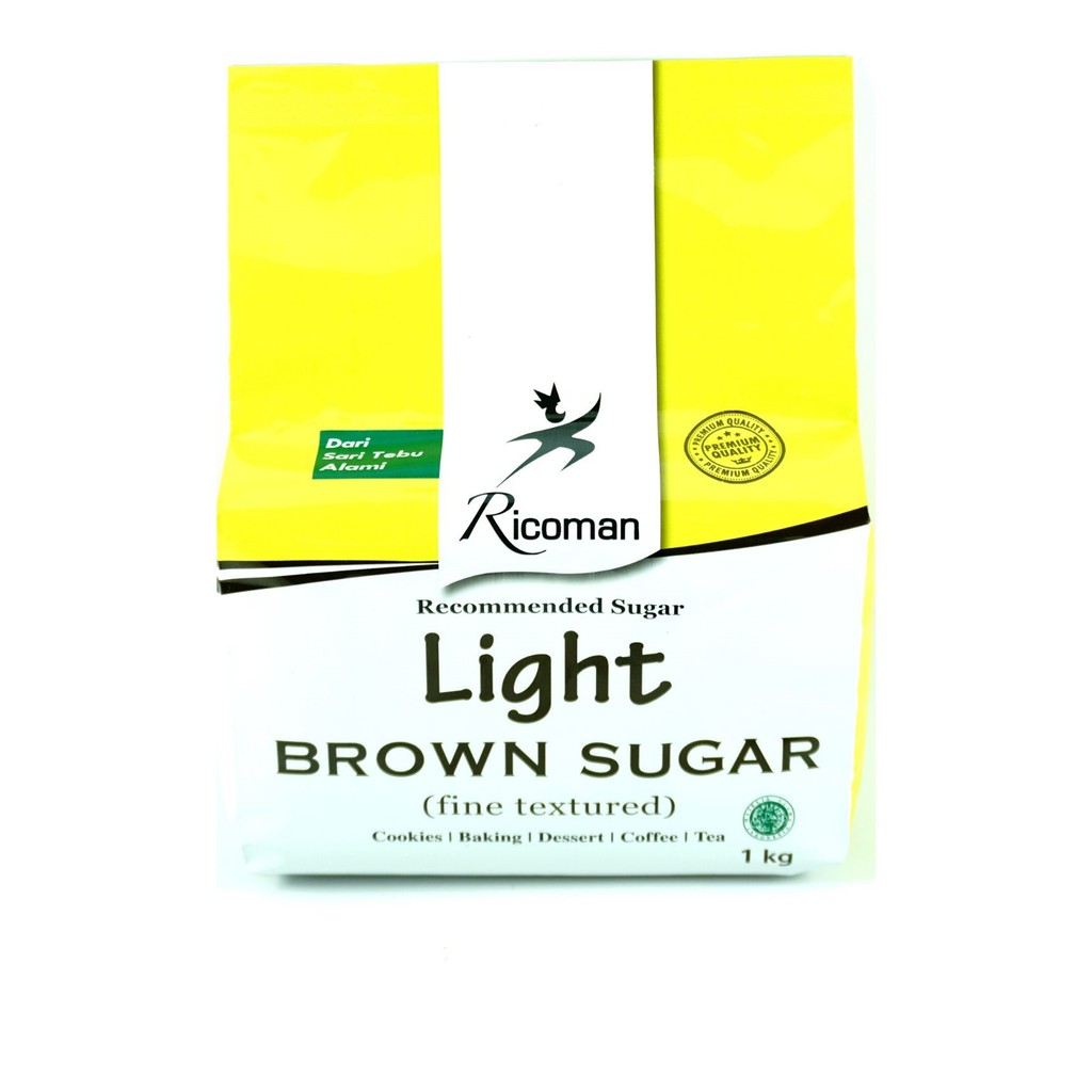 Ricoman Light Brown Sugar 1kg