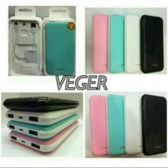 POWER BANK ORIGINAL VEGER 25000MAH POWERBANK