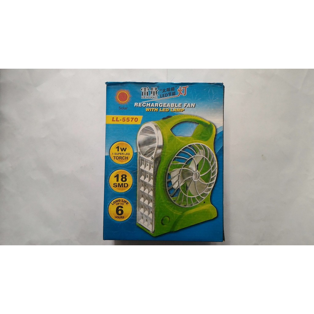 Kipas angin dan Lampu Emergency Portable