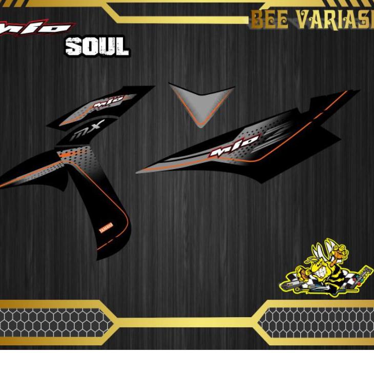Garansi Sampai striping,mio soul,striping mio soul, stiker mio soul, striping mio, stiker motor mio 