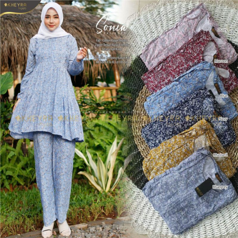 SONIA Daily Setelan ori KHEYRA