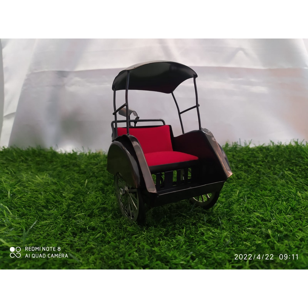 MINIATUR BECAK  MINI/ EMOJI