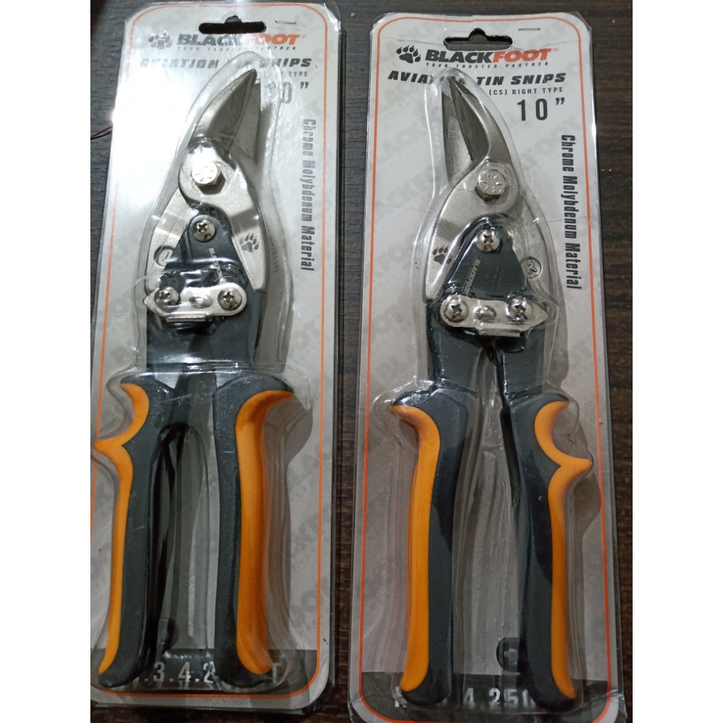 Blackfoot Right Aviation Snips 10 Inch Gunting Baja Bengkok Kanan
