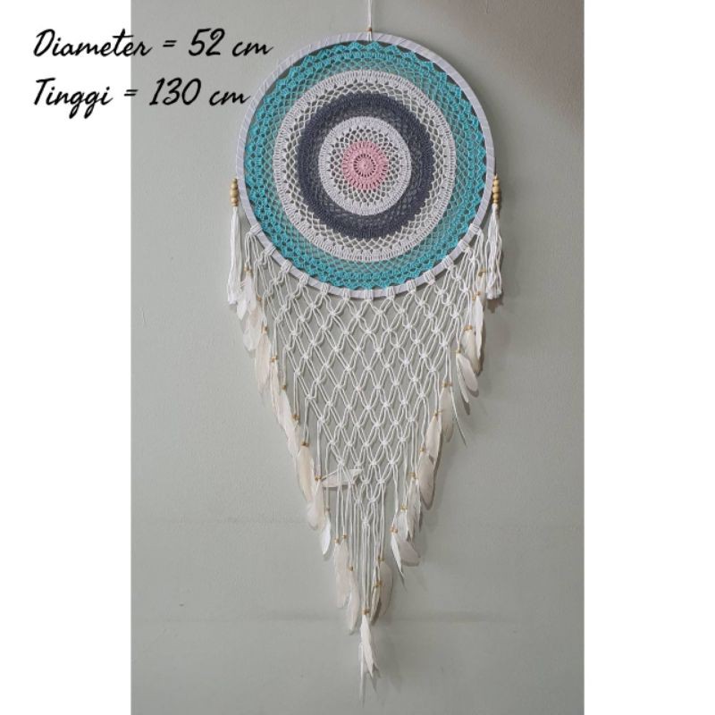 wall decor hiasan dinding dream catcher macrame besar