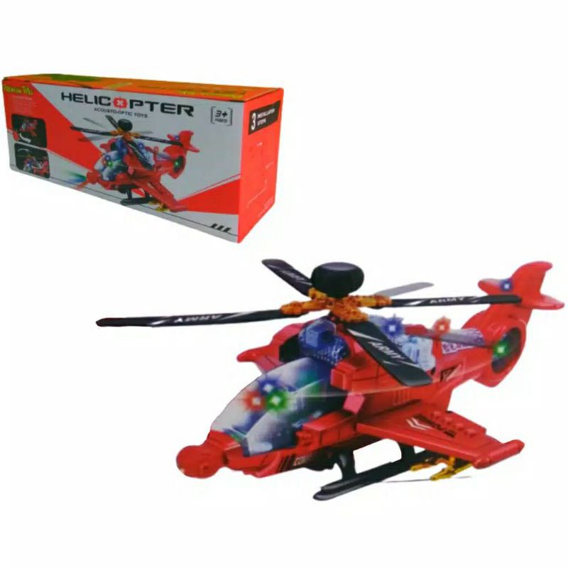 Mainan Anak Helicopter Acousto Optic Toys Helikopter / Mainan edukasi anak / helikopter unik pakai baterai