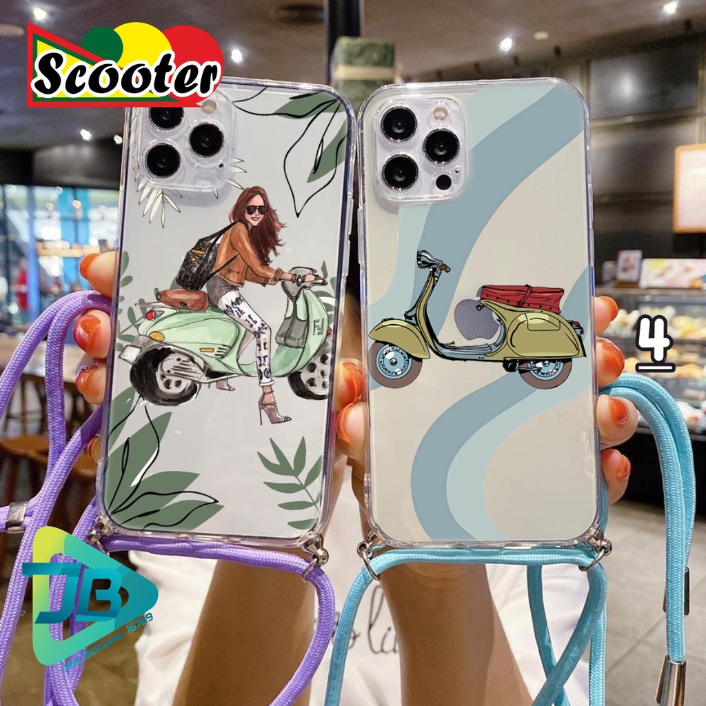 SOFTCASE SLINGCASE LANYARD BENING SCOOTER INFINIX NOTE 8 HOT 9 PLAY X680 X682 10 LITE JB4721