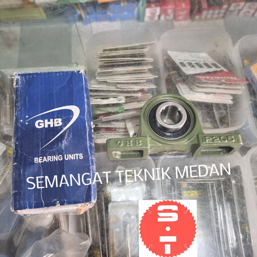 PILLOW BLOCK LAHAR BEARING DUDUK UCP 205 - 14 UCP205-14 GHB