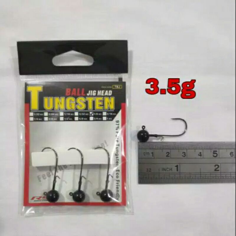 KAIL TUNGSTEN BALL JIGHEAD 3.5g