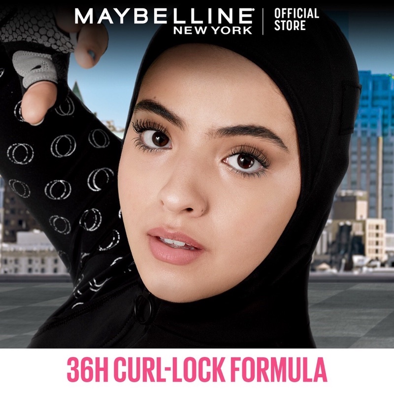 Maybelline Volume Express Hypercurl Waterproof Mascara Make Up - Black