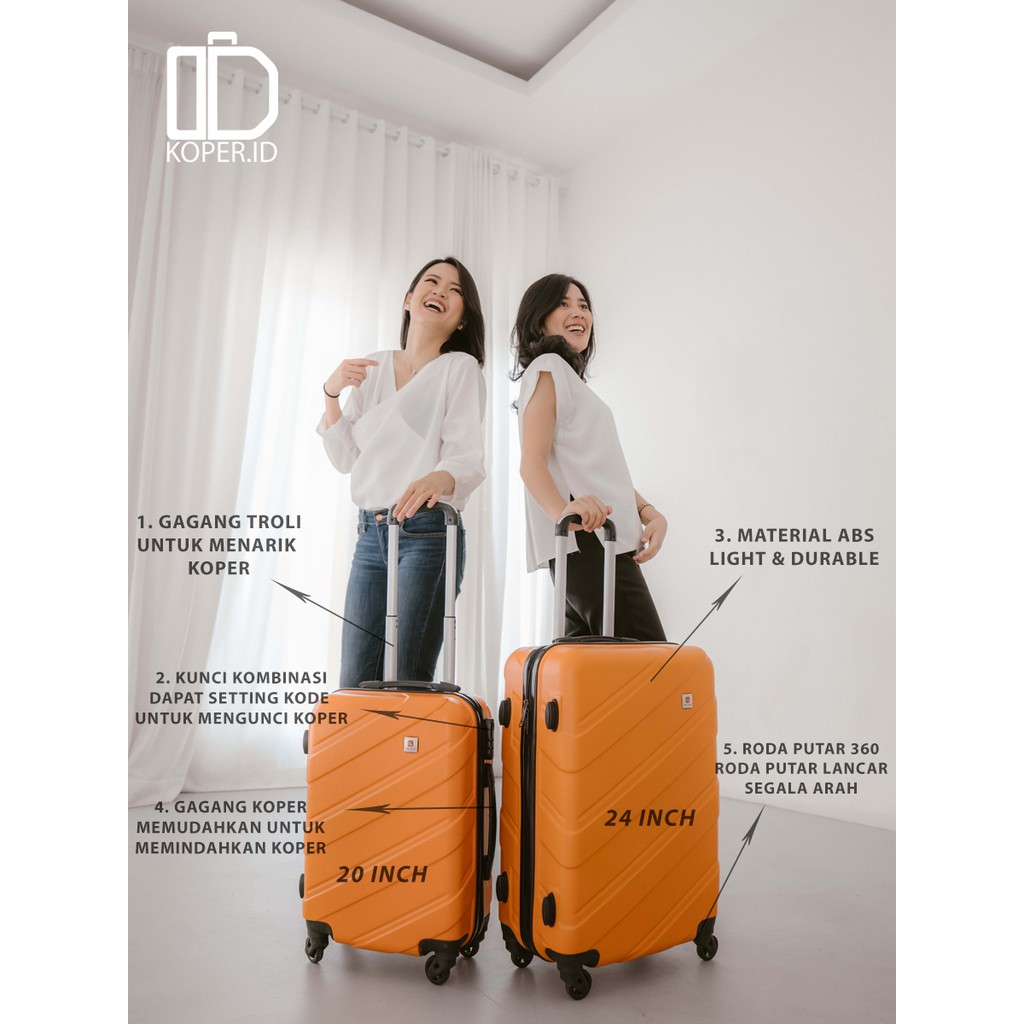 Koper Polo Team Hardcase Size 24 Inch 040 Shopee Indonesia