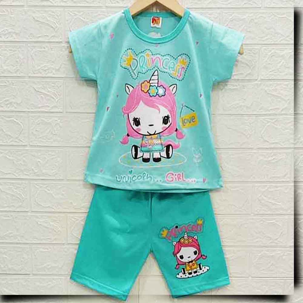 MKids88 - Baju Setelan HP KAOS Anak Perempuan Princes