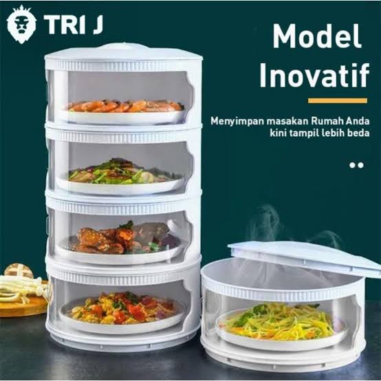 TUDUNG SAJI SUSUN / TUDUNG SAJI MODERN / PENYIMPANAN MAKANAN SUSUN 4