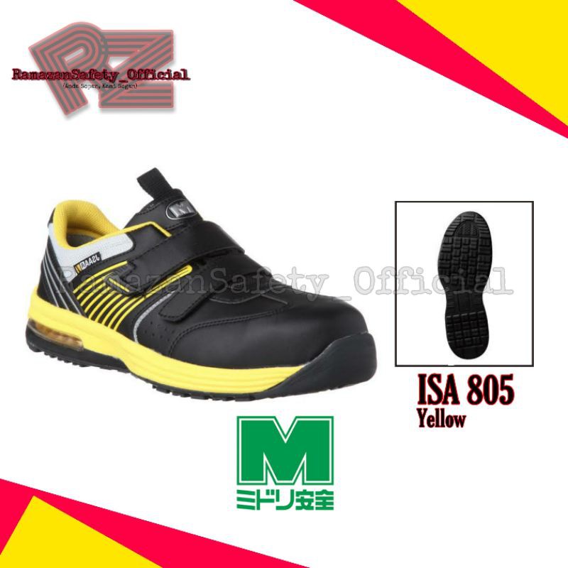 Sepatu Safety Midori ISA 805 Original Termurah