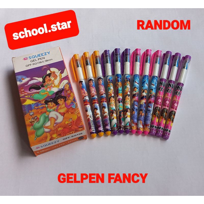 

《3pcs》GELPEN FANCY / PUL PEN KARAKTER MATA JARUM