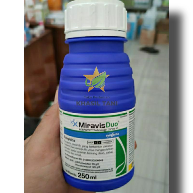 Fungisida MIRAVIS DUO 75/125 SC Isi Bersih 250 ml - SYNGENTA Miravisduo