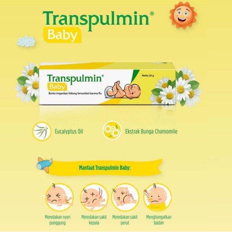 Transpulmin baby - balsam bayi usia 0-2 tahun