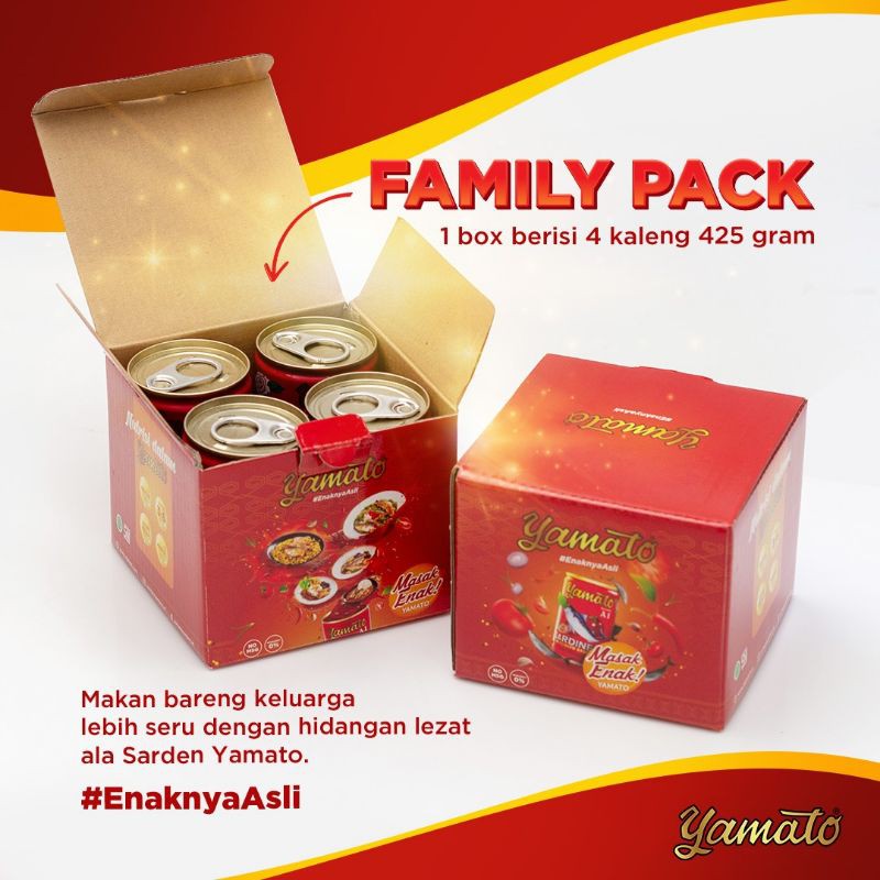 Yamato Family Pack 425gr (FREE MERCHANDISE)