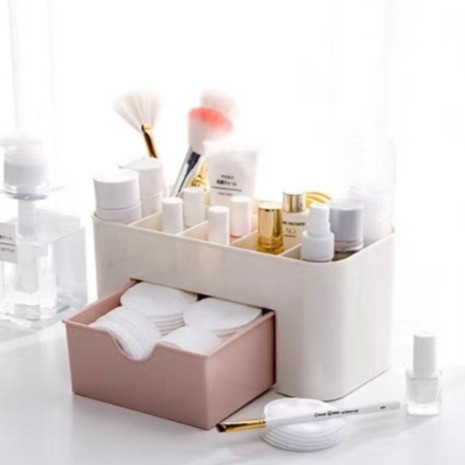 Rak Kotak Laci Tempat Menyimpan Kosmetik Make Up Organizer Desktop