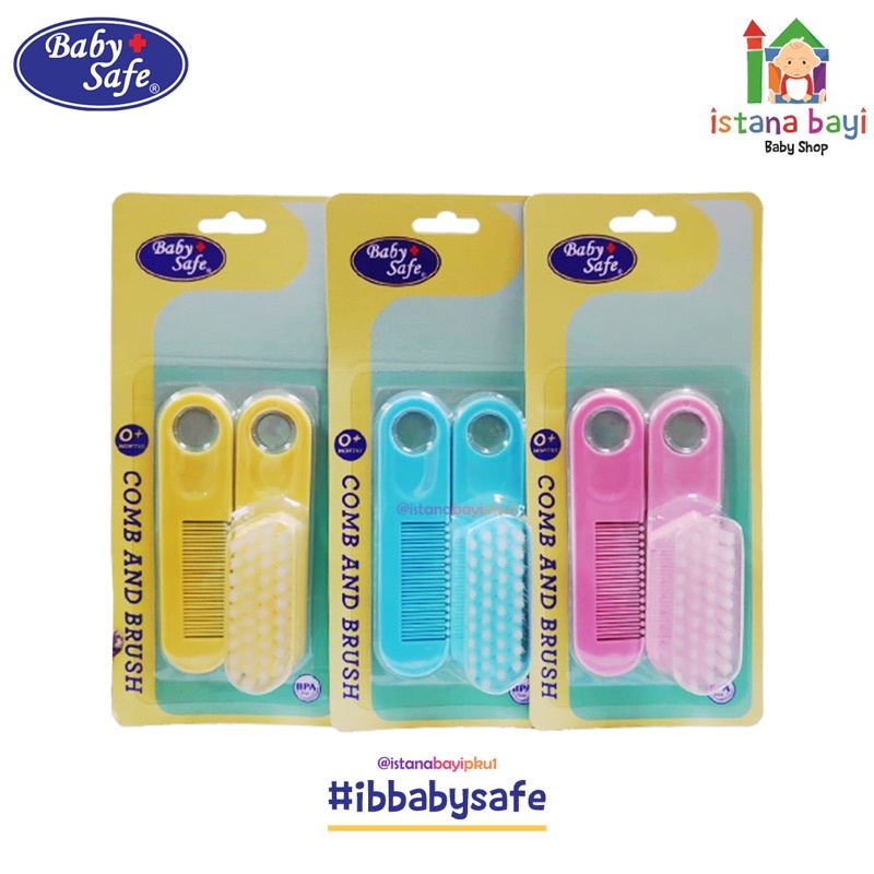 Baby Safe BD195 Brush &amp; Comb - Sisir bayi