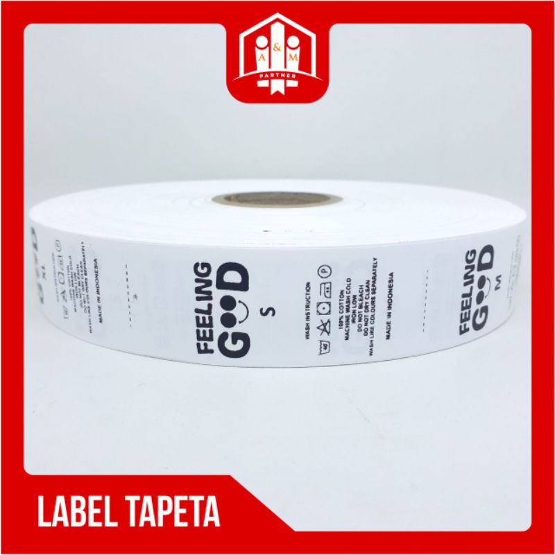 

label baju label Tafeta label nylon tafeta