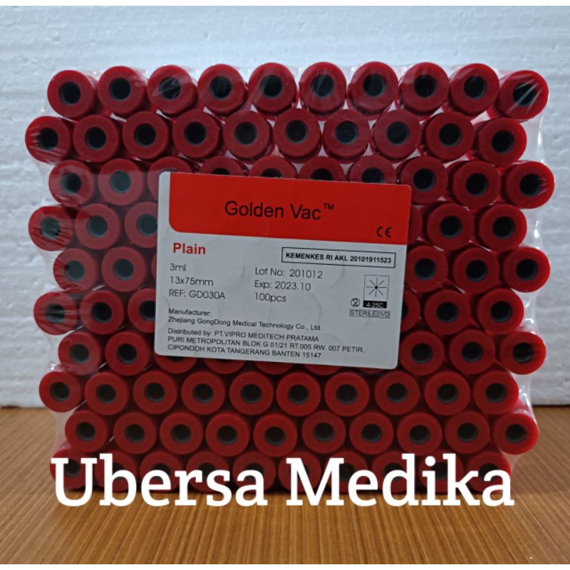 Tabung Plain Pet Golden Vac