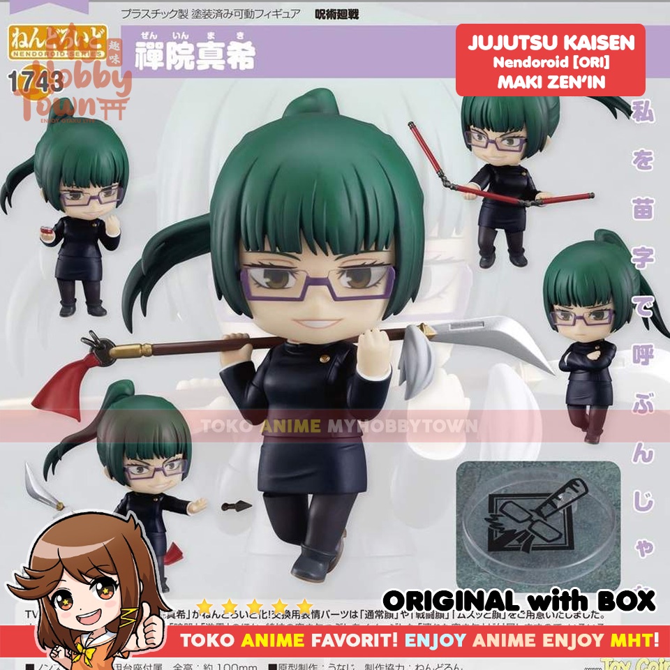 Original Jujutsu Kaisen Nendoroid 1743 - Maki Zenin