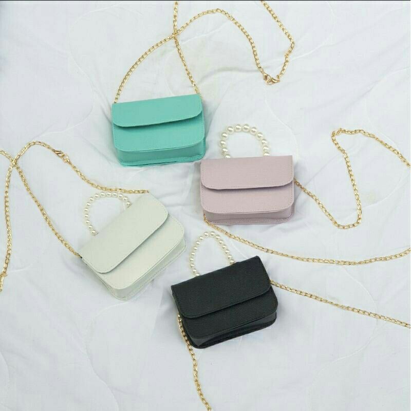TAS PESTA MINI/ TAS SELEMPANG MUTIARA/TAS MUTIARA MINI/ TAS WANITA