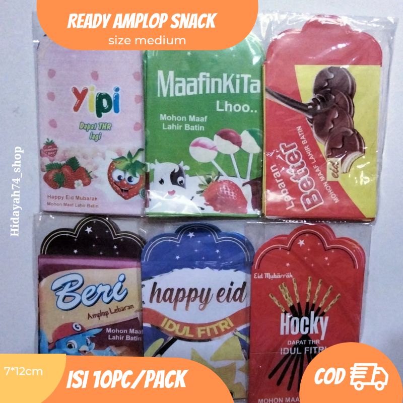 

AMPLOP LEBARAN SNACK VIRAL/AMPLOP UKURAN MEDIUM/SIAP PAKAI