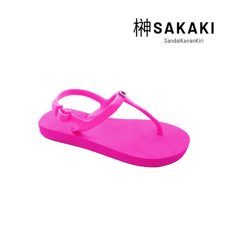 Sandal Anak Perempuan KOREA Jepit BOLONI PATTAYA Sendal Anak slingback Sandal Spon Tali Belakang Sandal Sandal Jepit Korean Style -863