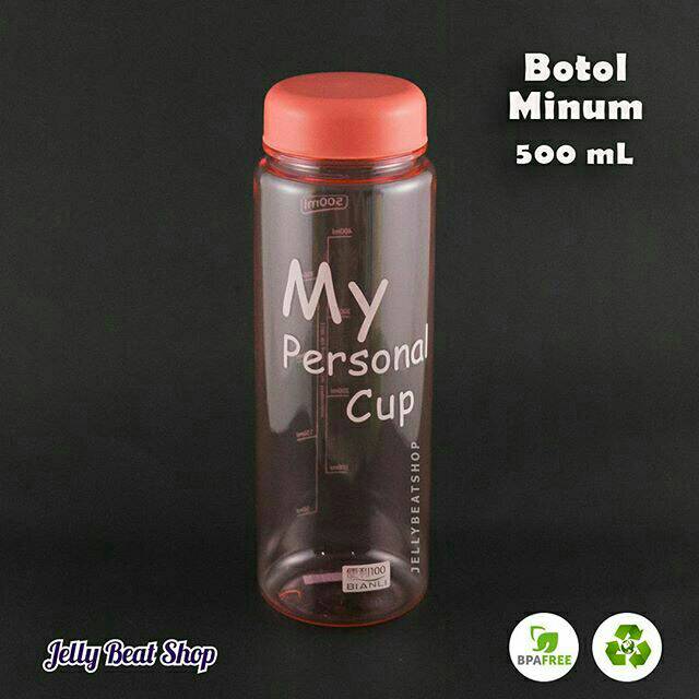 Botol minum transparan my personal cup bottle bpa free