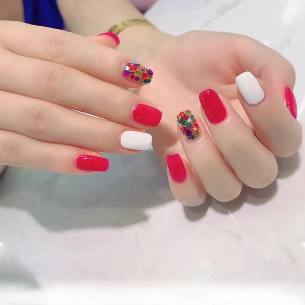 Mxbeauty Nail Art Bulat Sequin Charm Shines Dots DIY Dekorasi Nail Art