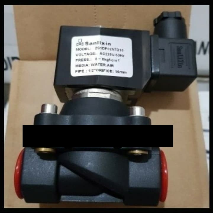 Solenoid Valve Plastik Pvc 1 Inch AC 220Volt