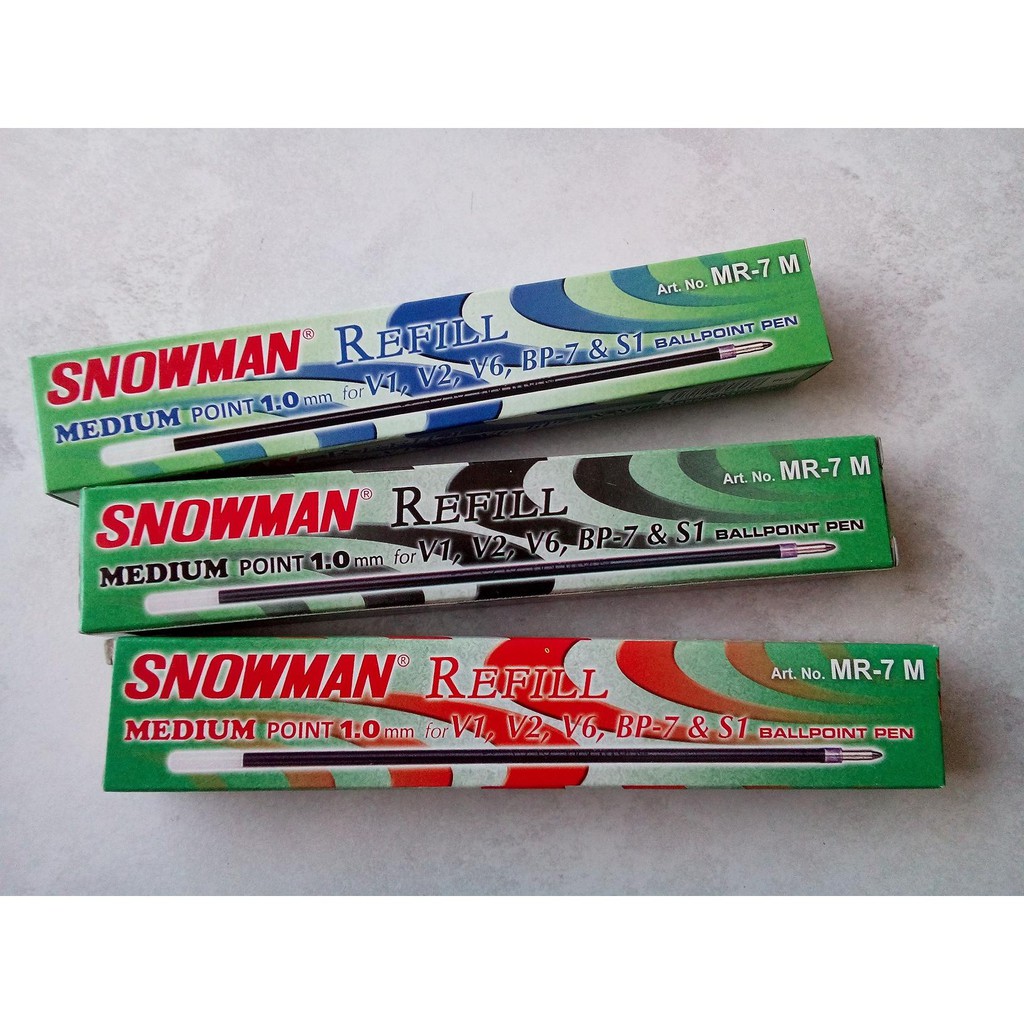 

Snowman Refill Pen V1 / V2 / V6 / BP-7 / S1 MEDIUM 1.0 mm