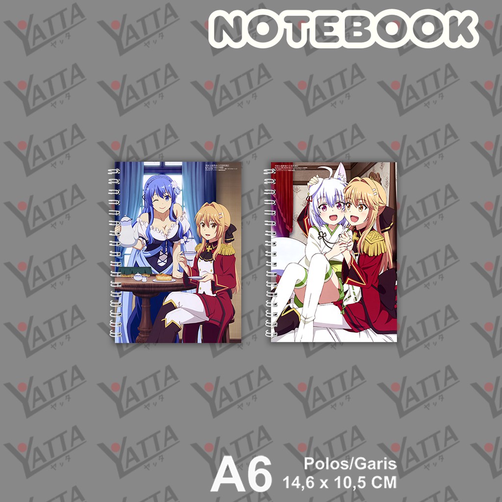 

Notebook Anime ukuran A6 10,5 cm x 14,8 cm Genjitsu Shugi Yuusha