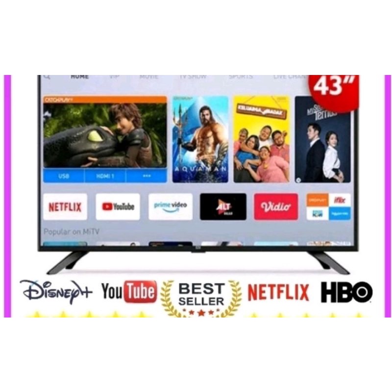 TV 43 INCH XIAO MI LED L43M5 ANDROID (BELUM DIGITAL)