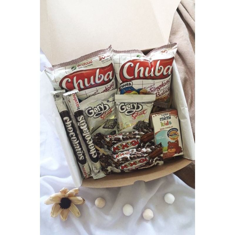 

SNACK BOX/HAMPERS JAJAN PAKET #WHITE