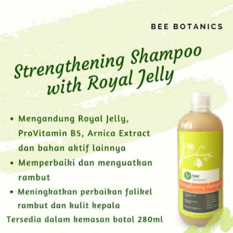 HDI Bee Botanics Strengthening Shampoo with Royal Jelly