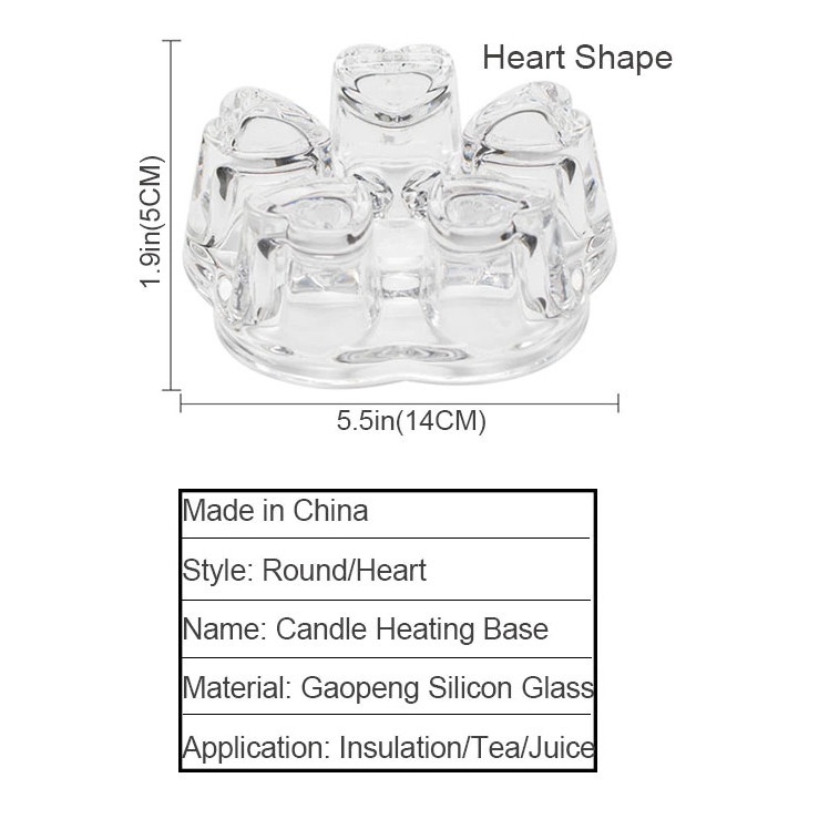 Tatakan Pemanas Teko Teh Kopi Teapot Warmer Base - BR-191 - Transparent