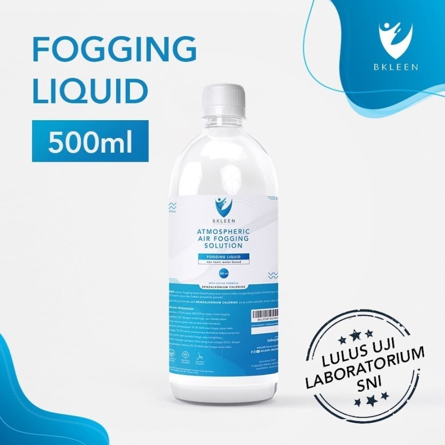 BKLEEN Cairan Fogging Mobil Rumah Disinfectant, Desinfektan 500ml